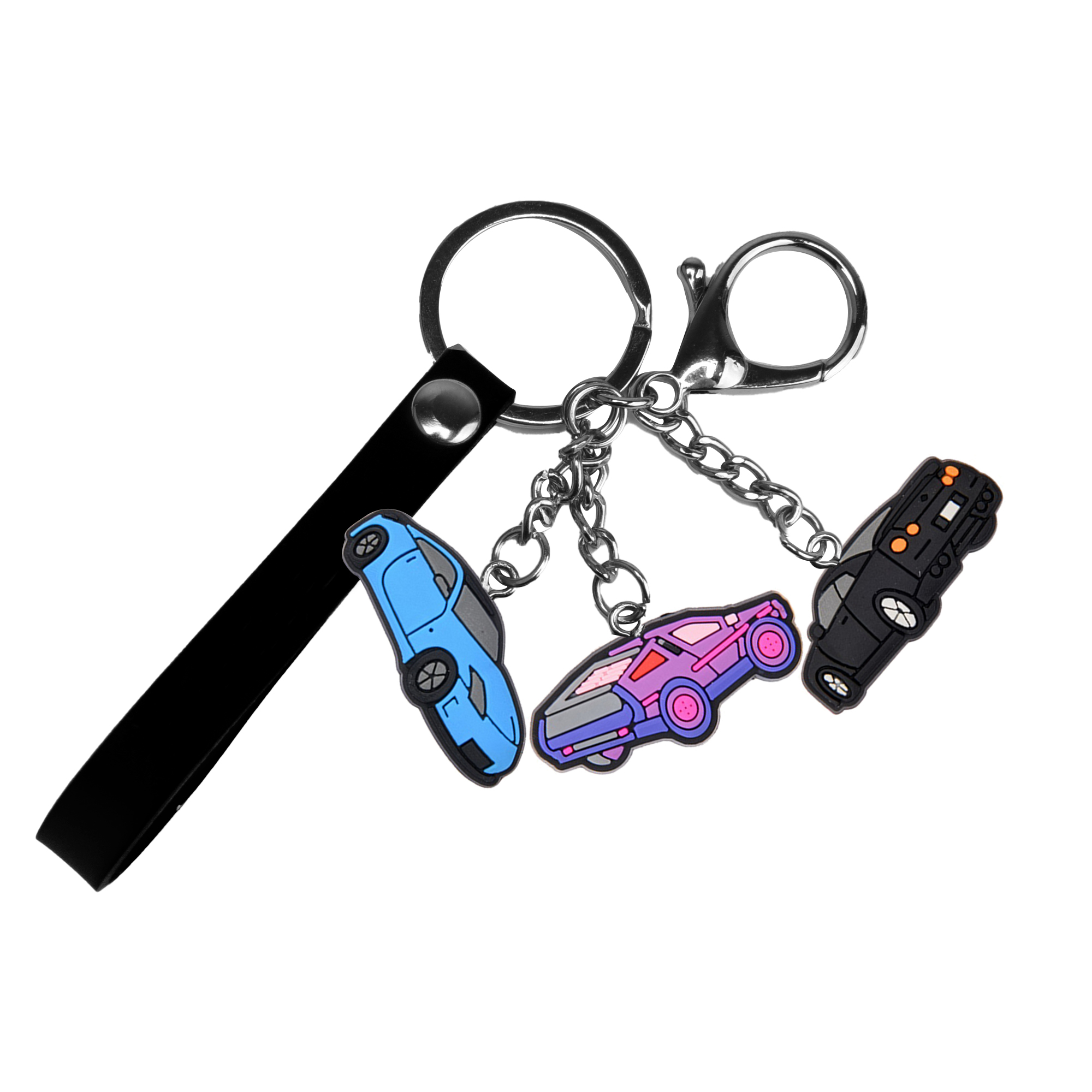 Mexican Keychain 2D shoe model key ring basketball shoes car pendant rubber keychain food key chains