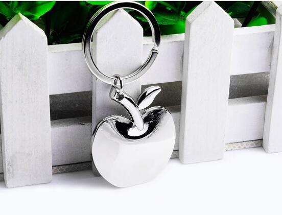 F248 Metal Apple car key chain Apple couple pendant key chain