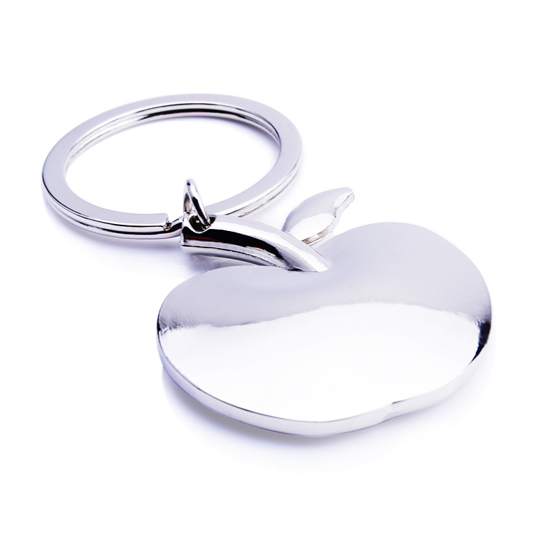 F248 Metal Apple car key chain Apple couple pendant key chain