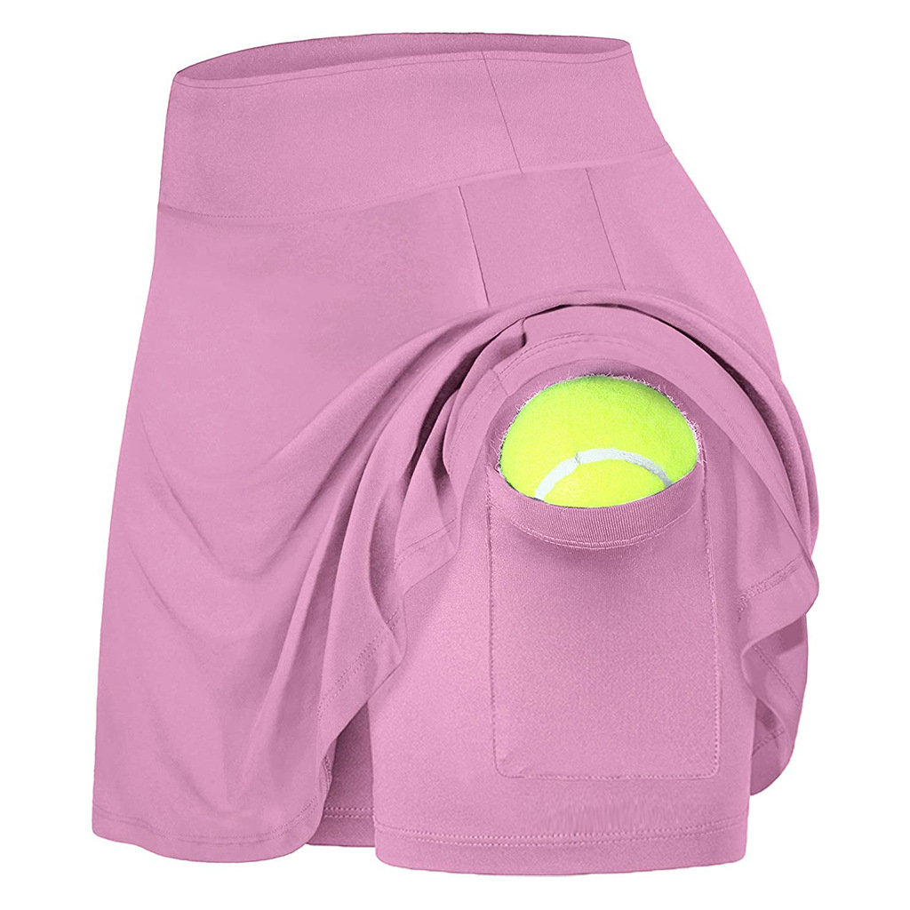 Ladies casual shorts sports fitness running yoga tennis skirt