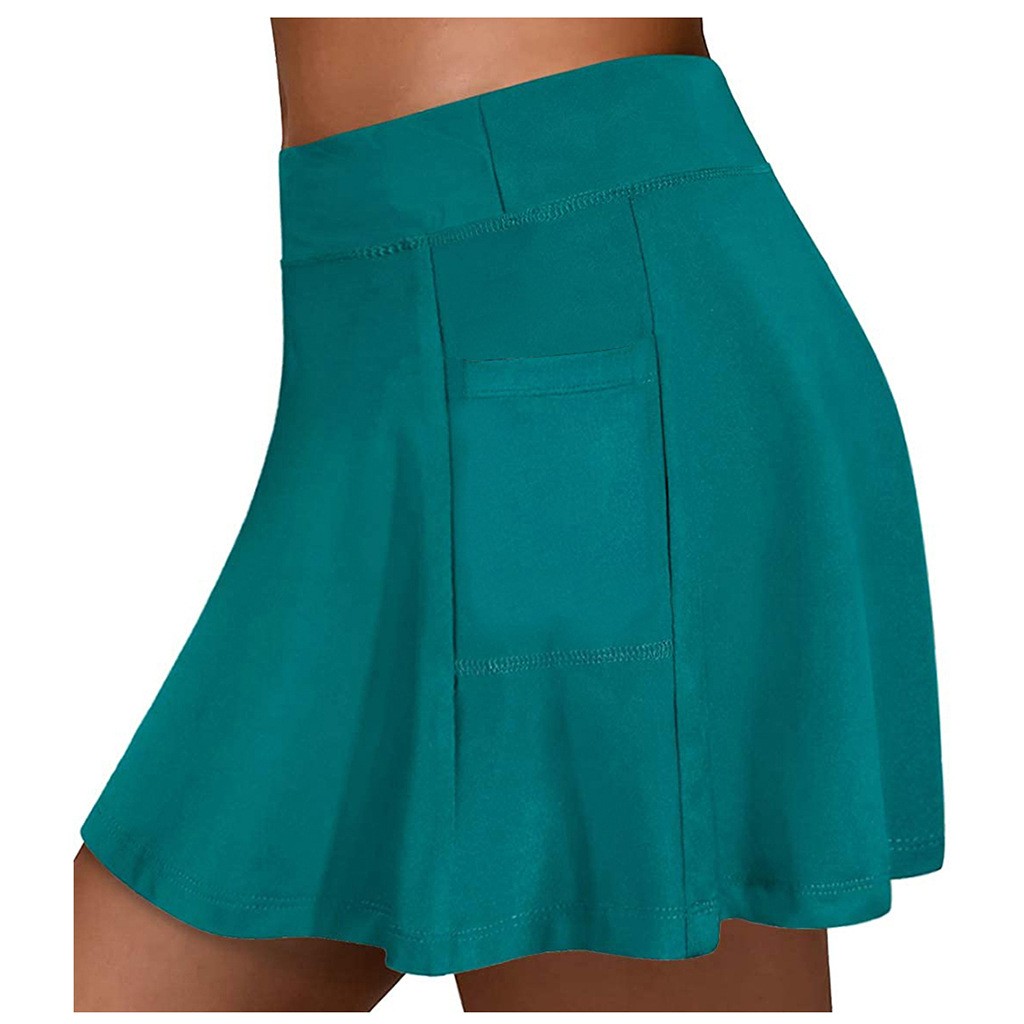 Ladies casual shorts sports fitness running yoga tennis skirt