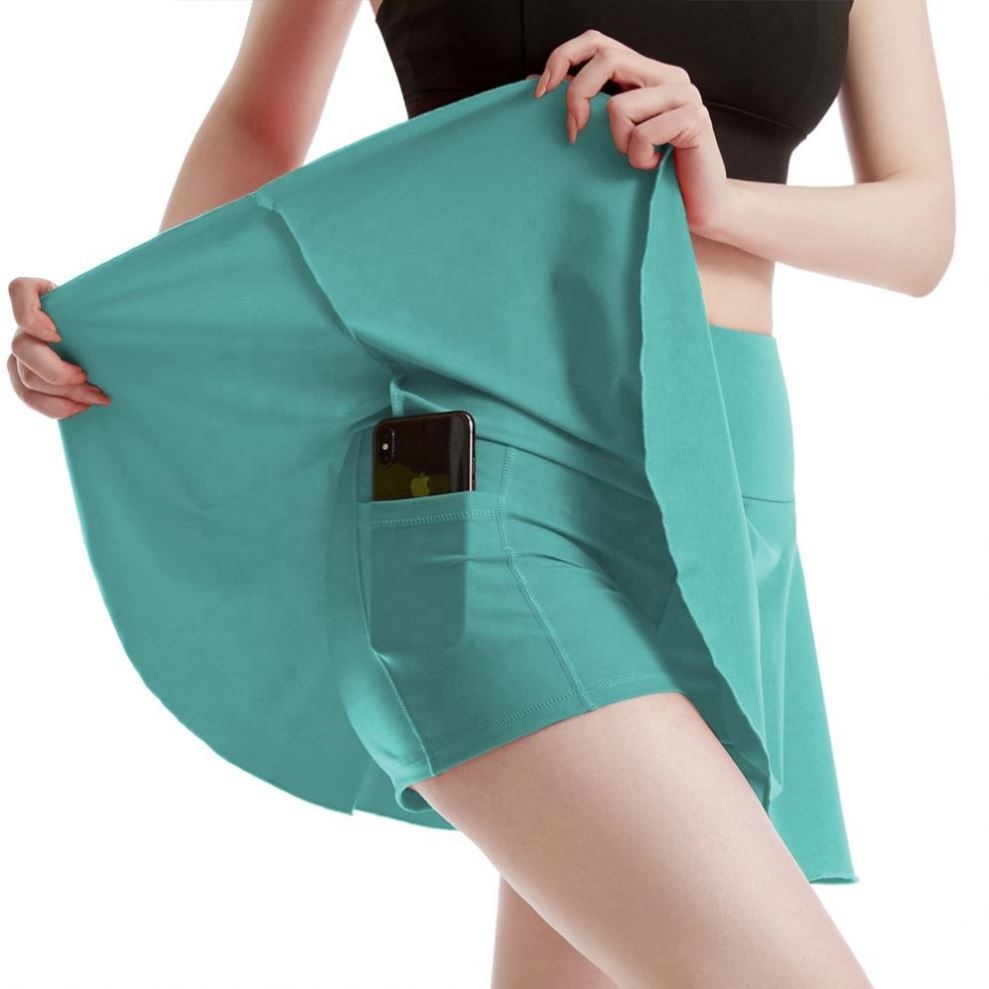 2023   Yoga Short Set Tennis Skirts Women Sportswear News Gym Fitness Skirt Quick Dry
