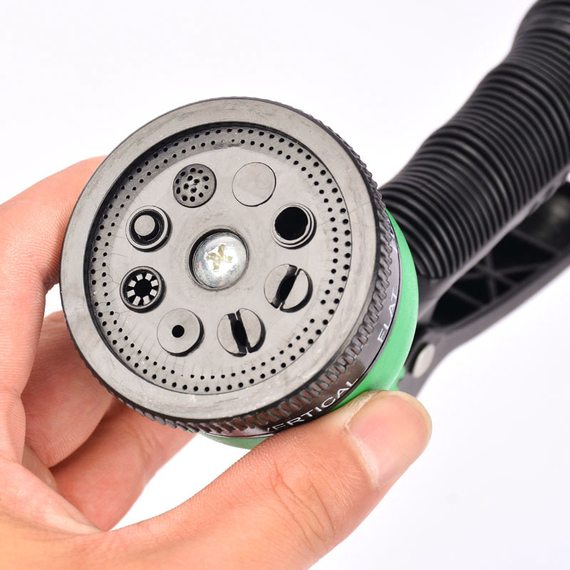 Household Multifunctional Plastic Adjustable 8 Modes Household High Pressure Garden Water Gun