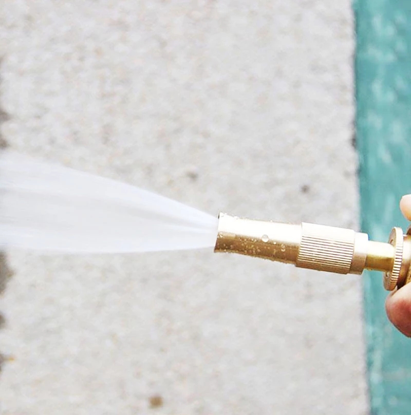 Garden Irrigation Spray Gun Adjustable Brass Sprinkler Garden Hose Nozzle Car Wash Lawn Watering Water Gun Gardening Too