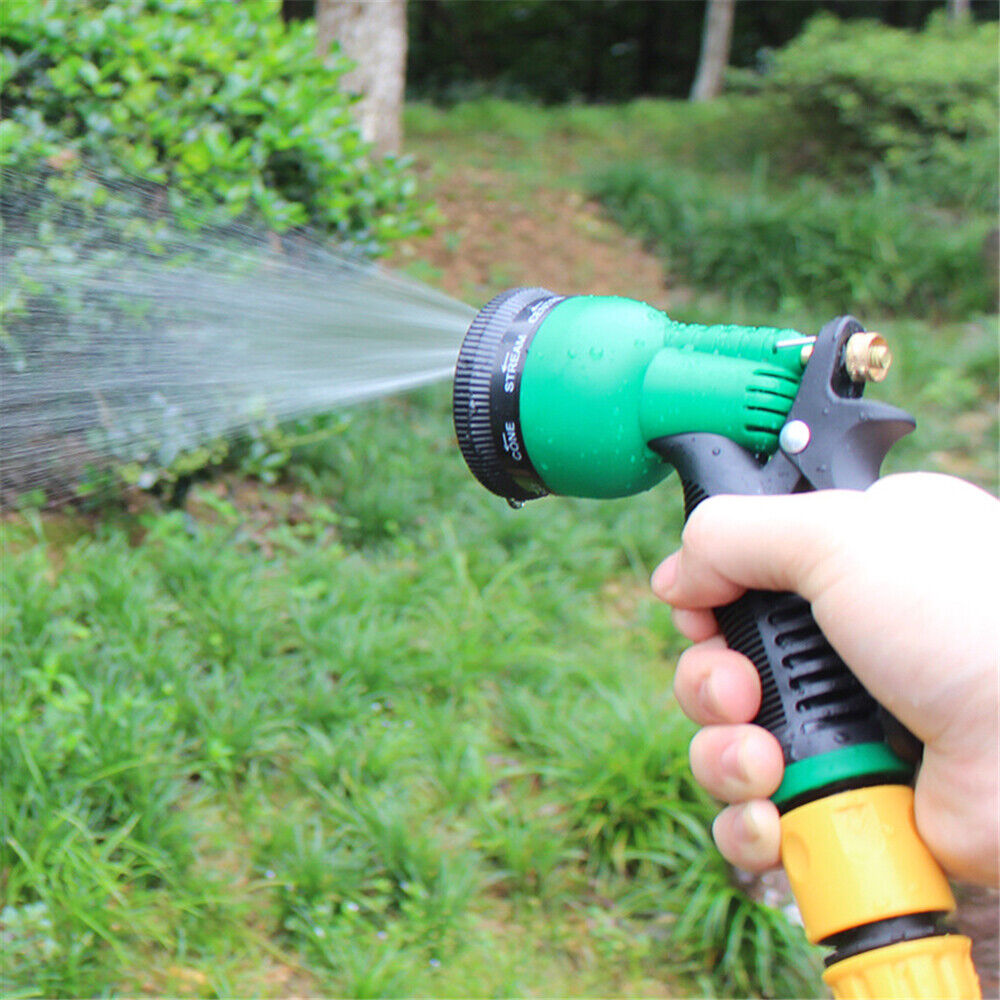 8 Function Spray Nozzle Water Hose Gun Multi Pattern Garden Adjustable