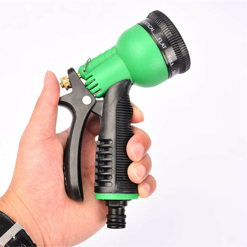 8 Function Spray Nozzle Water Hose Gun Multi Pattern Garden Adjustable