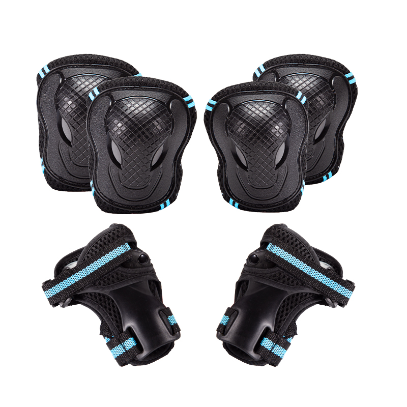  Youth Adult Men Women Inline Skate Roller Skate Balance Board Protection 6PCS Set Knee Guard Elbow Wrist Protective 
