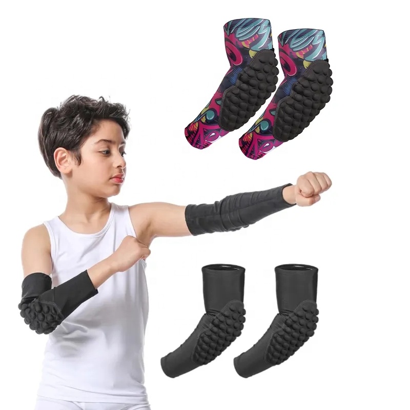 Anti Collision EVA Honeycomb Elbow Pads and Knee Pads Compression Arm Leg Sleeves for Children
