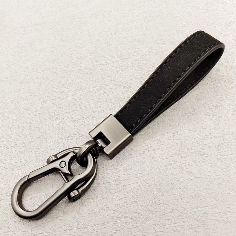 Leather Hand Rope Keychain Pendant Creative Personality Car Chain Key Ring Ring Men and Women Simple Ornaments  key chai