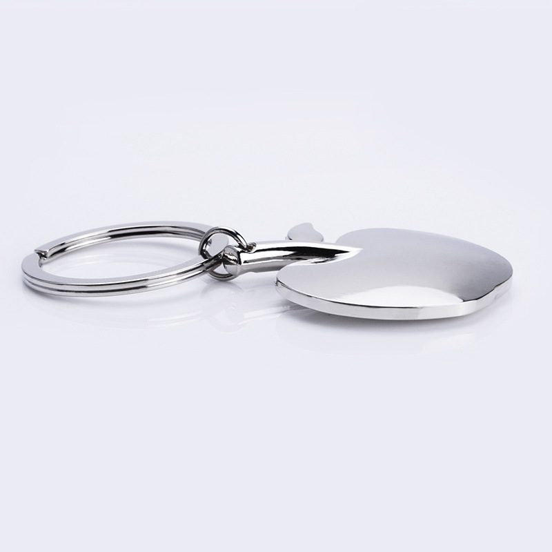 F248 Metal Apple car key chain Apple couple pendant key chain