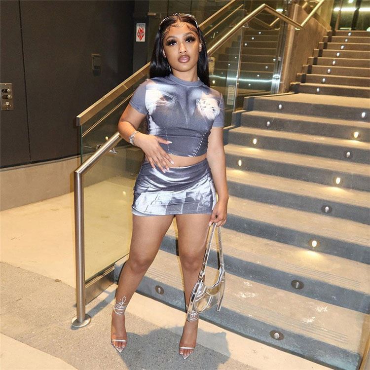  Lounge Wear Sets Women Sexy Pleated Skirt Two Piece Tennis Skirt Sets Women 2 Piece Outfits