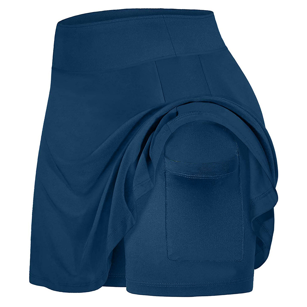 Ladies casual shorts sports fitness running yoga tennis skirt