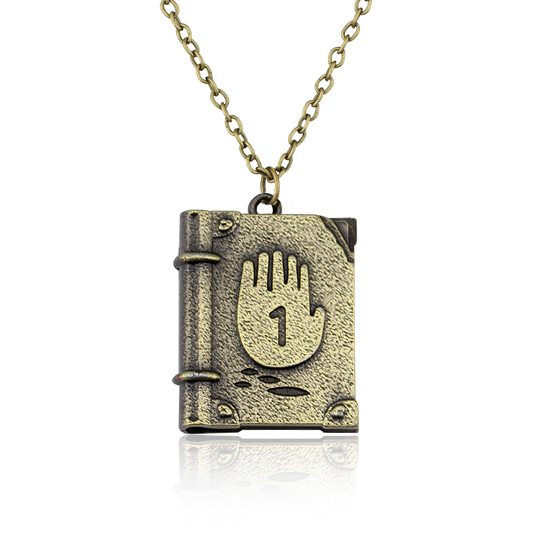 Gravity Falls Cartoon Jewelry Figure Toy Mabel Pines Stanley Necklaces Pendants