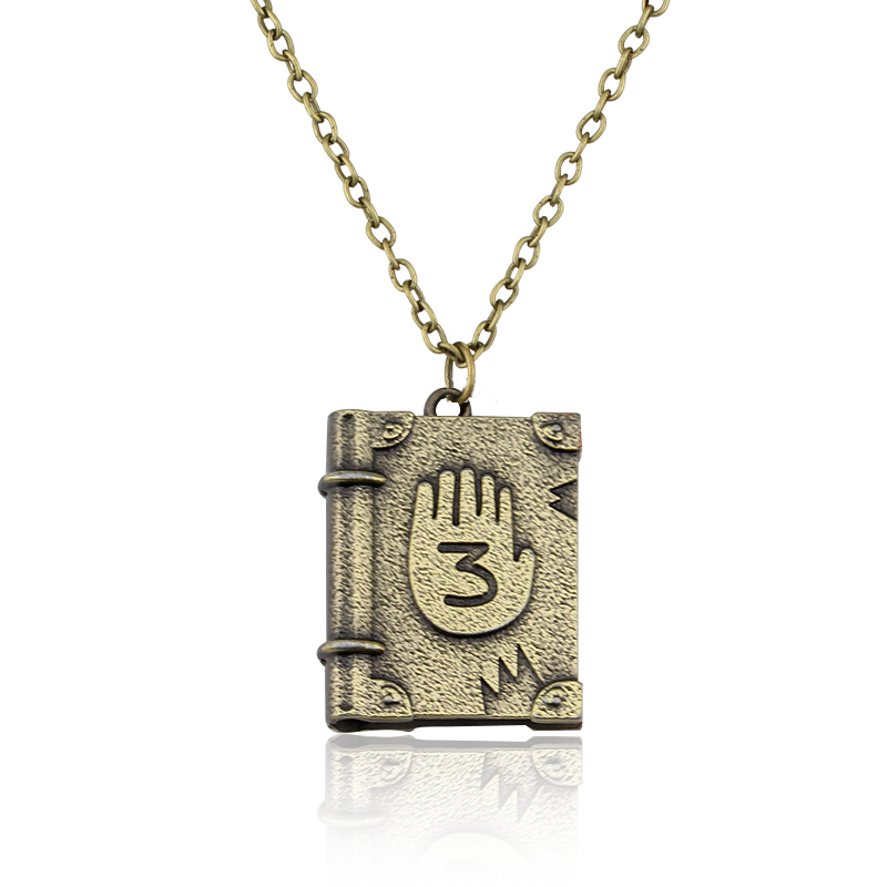 Gravity Falls Cartoon Jewelry Figure Toy Mabel Pines Stanley Necklaces Pendants