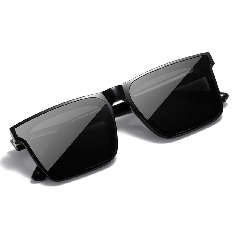 New Square Sunglasses Men Black Eyewear PC Lens Shades Oculos Eyeglasses Male Sun Glasses Gafas