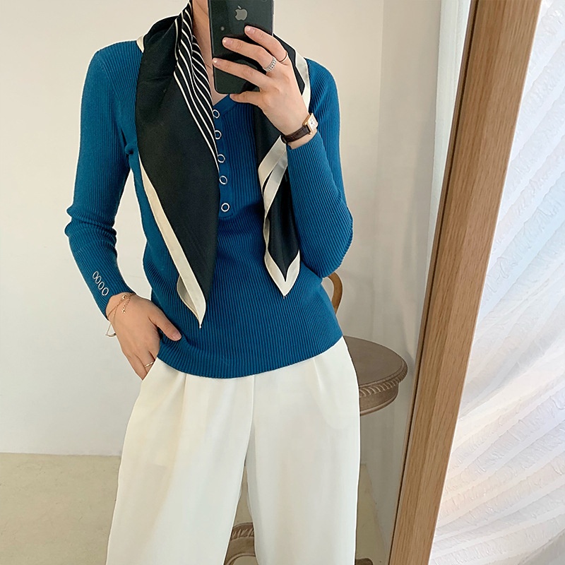 Cheap  good quality 70*70cm womens summer gauze printed scarfs viscose china necklace scarfs for women stylish