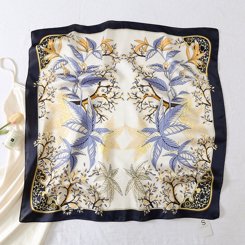 Cheap  good quality 70*70cm womens summer gauze printed scarfs viscose china necklace scarfs for women stylish