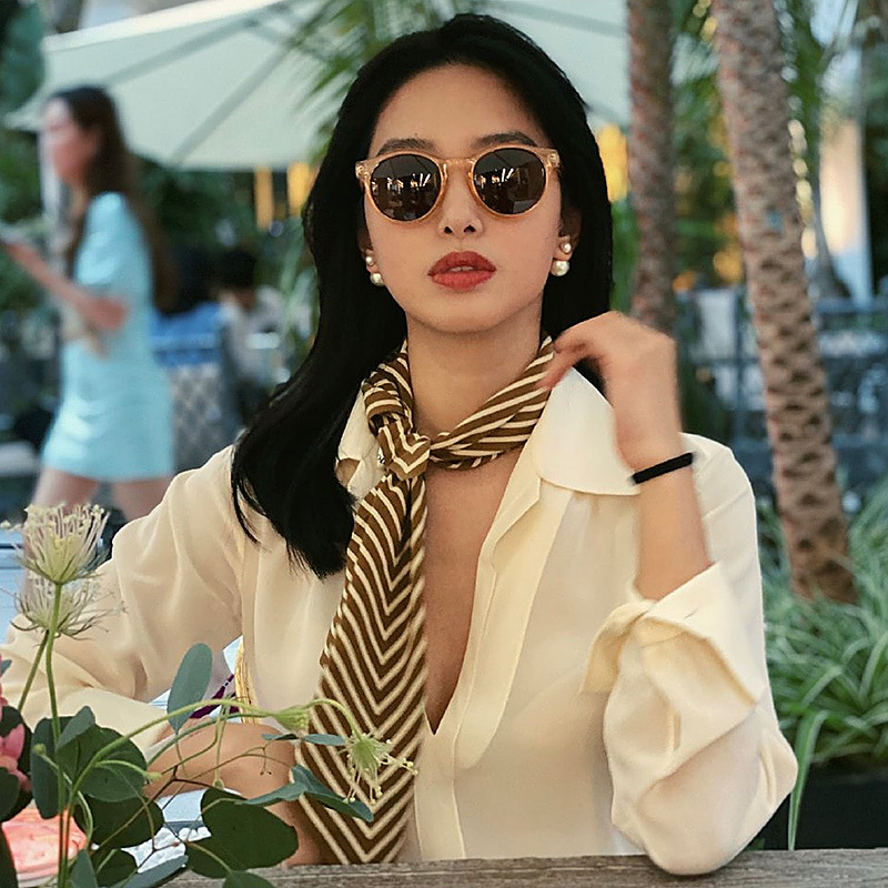 70*70cm Silk Satin Hair Scarf Animal Print Leopard Neck Scarf Summer Neckerchief for Women