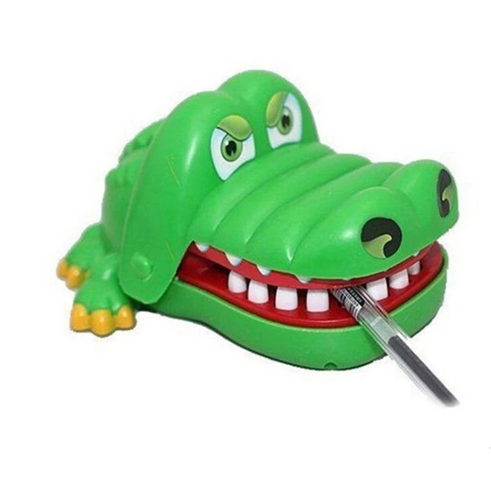 2023 Hot Sale New Creative Crocodile Mouth Dentist Bite Finger Game Funny Gags Toy For Kids Play Fun