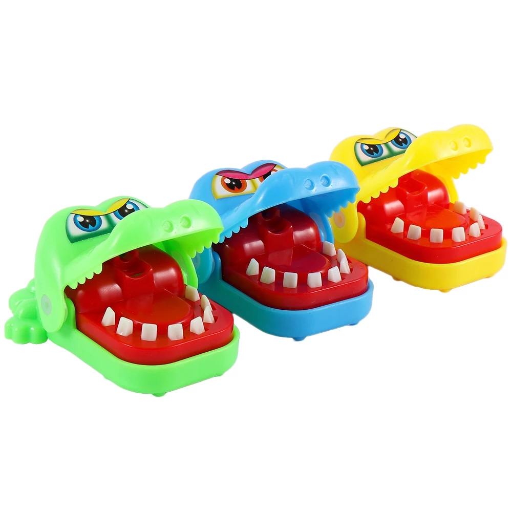 2023 Hot Sale New Creative Crocodile Mouth Dentist Bite Finger Game Funny Gags Toy For Kids Play Fun