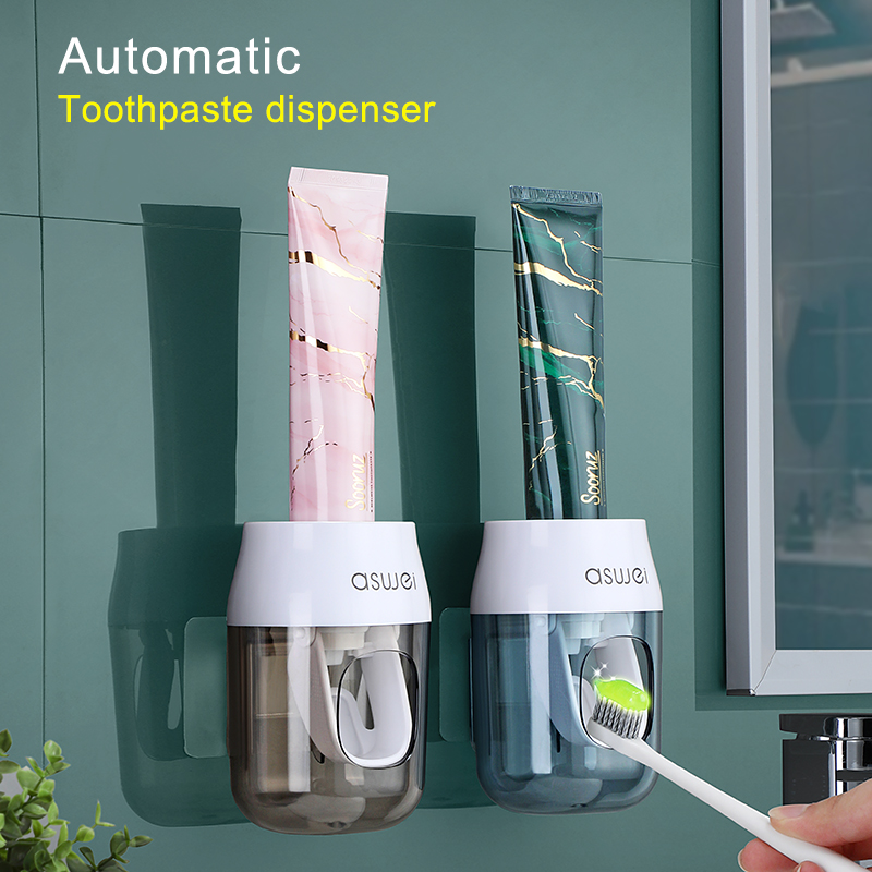 Wall-mounted hot-selling  automatic toothpaste squeezer for bathroom
