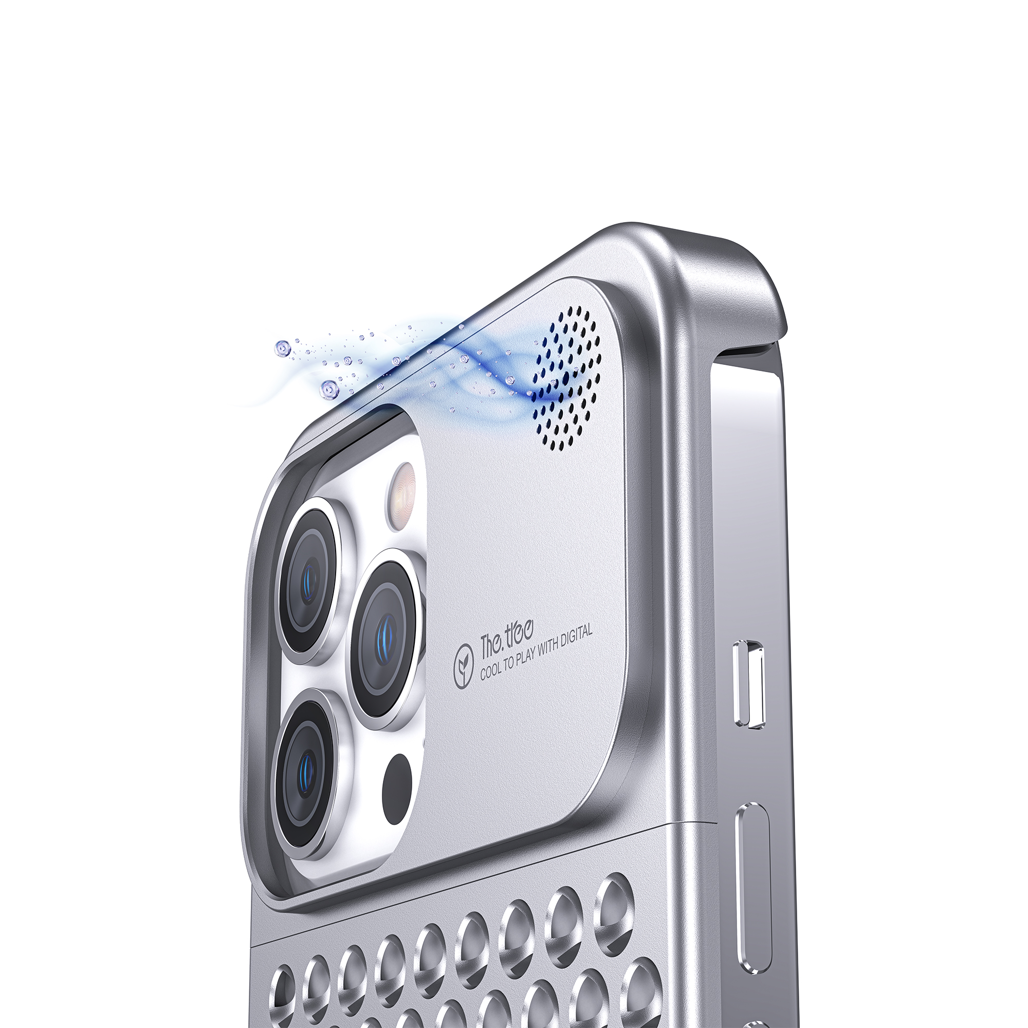 Boneruy M1 Metal Anti-skidding Phone Case Fragrance Aluminium Alloy Fashion Shockproof Phone Cover for iPhone 13 14 Plus