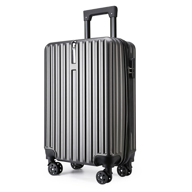 20-Inch Travel Trolley Luggage - ABS+PC, 4 Wheels, Spacious and Easy Travel