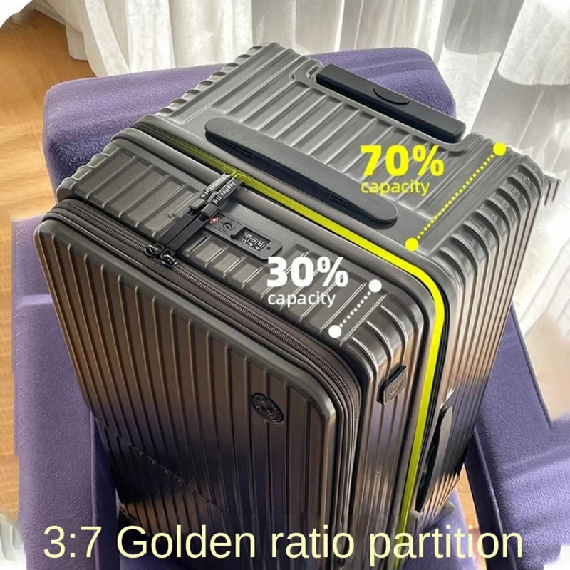  Electric Aluminum Luggage with USB Phone Charging Port