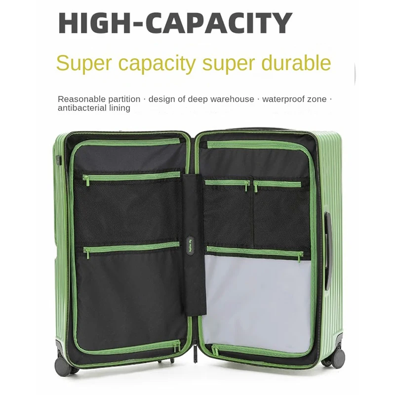  Electric Aluminum Luggage with USB Phone Charging Port