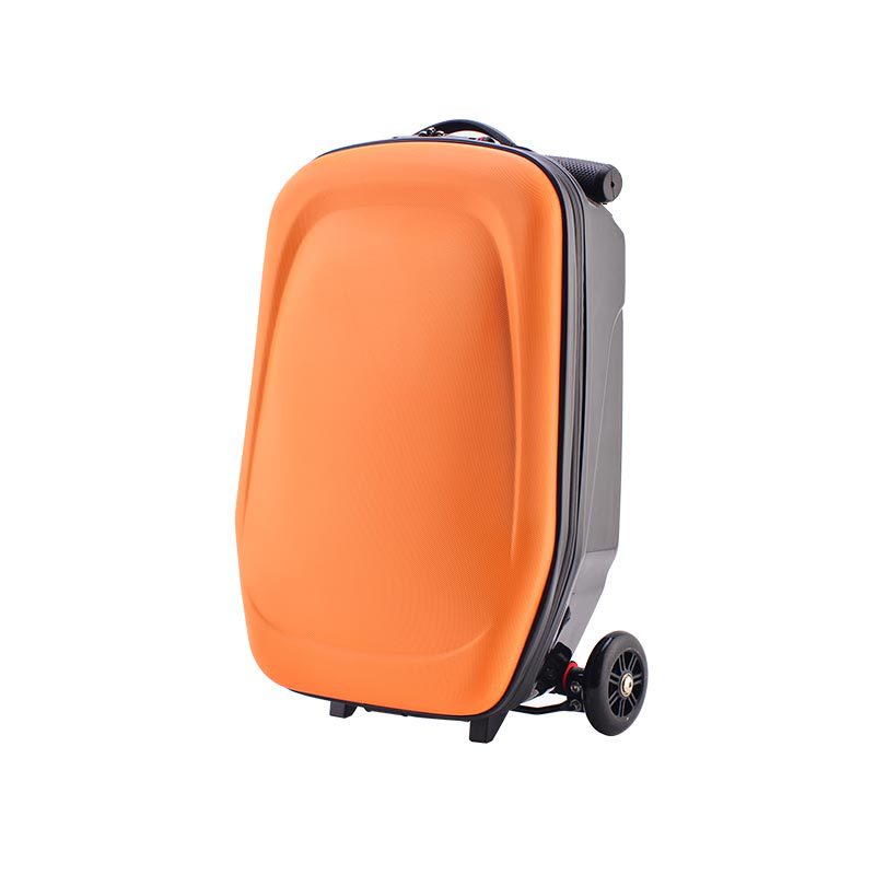 20-Inch Carry-On Travel Luggage with Built-In Scooter