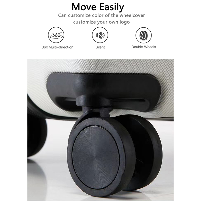 20 Inch Wavy Cabin Suitcase Outdoor Carry-On Luggage with Large Capacity 