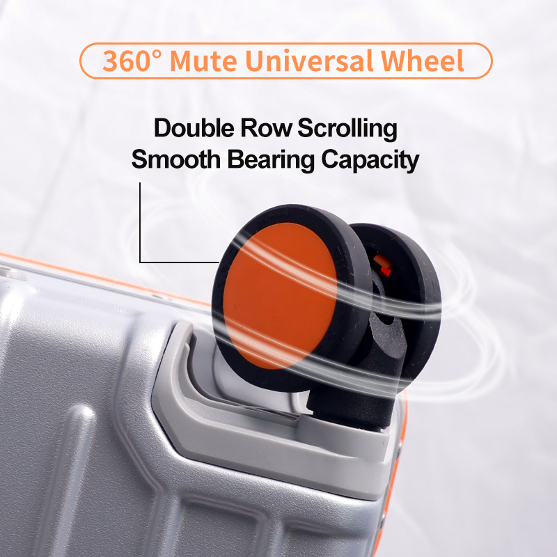 Fashionable Large-Capacity ABS PC Trolley Luggage Suitcase with TSA Combination Lock