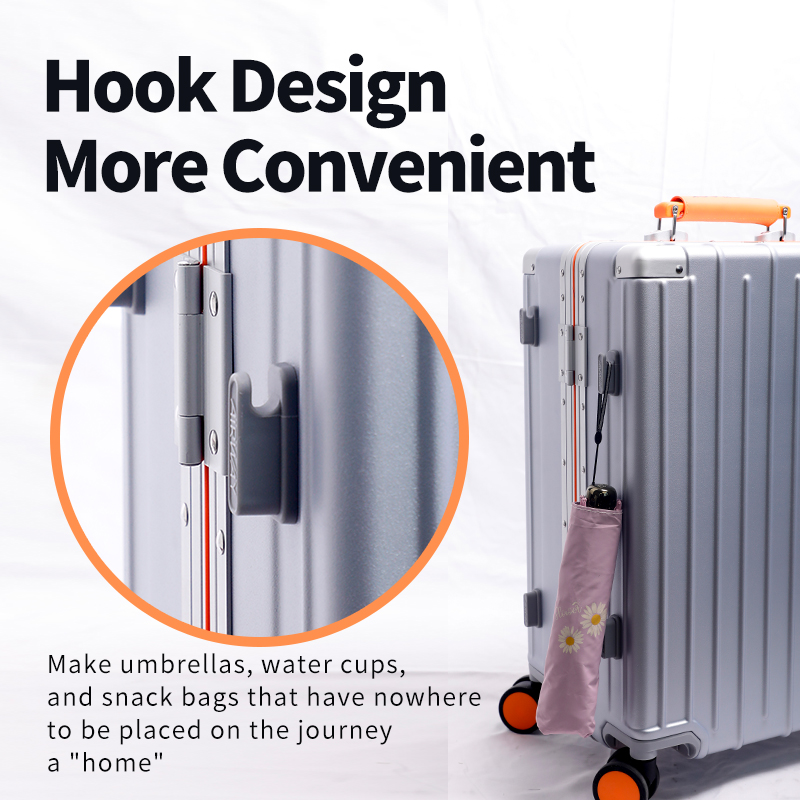 Fashionable Large-Capacity ABS PC Trolley Luggage Suitcase with TSA Combination Lock