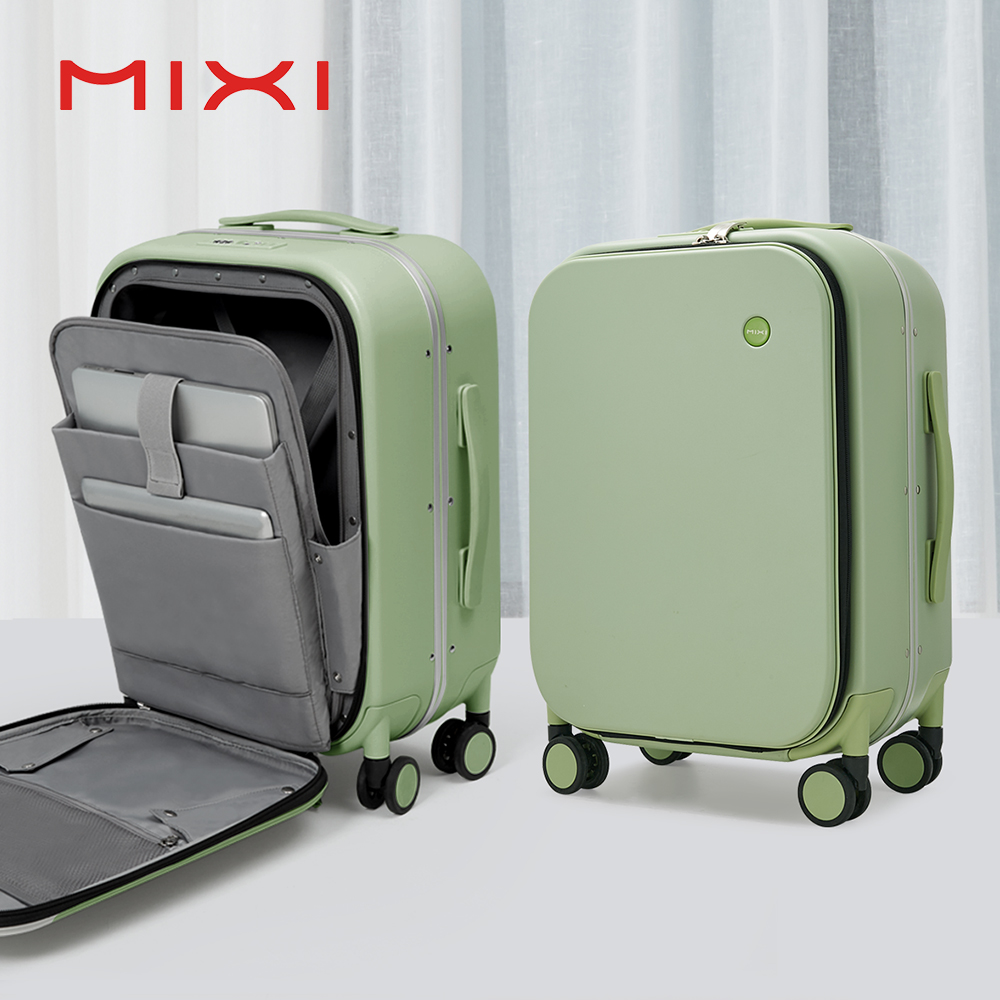 Mixi  Front Open Universal Wheel Spinner Hard Shell Luggage Suitcase Set for Travel Carry-On