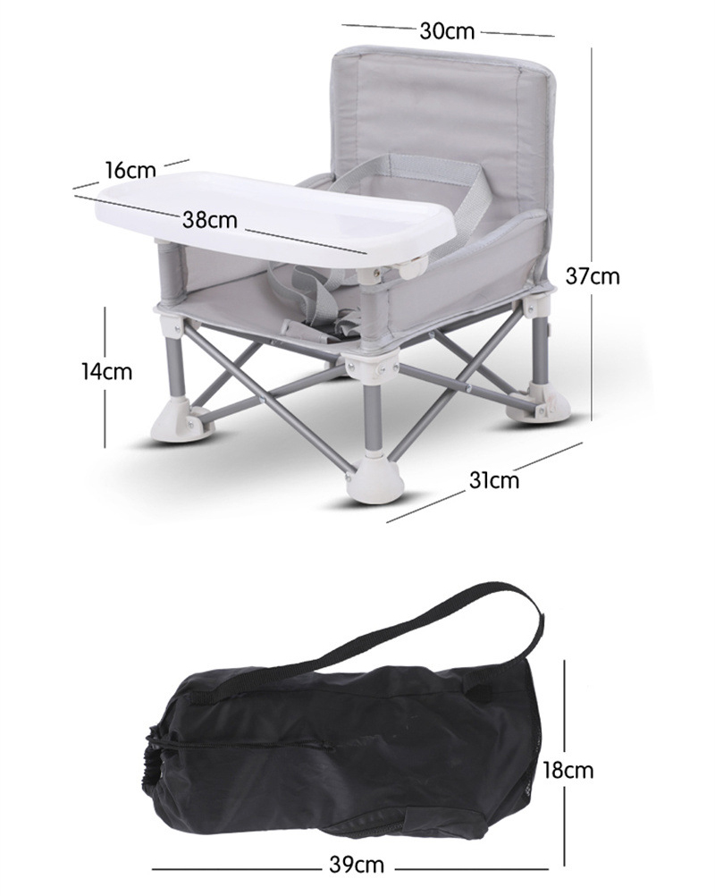 Aluminum Baby Bouncer Chair Foldable Chair Baby High Chair 3 in 1