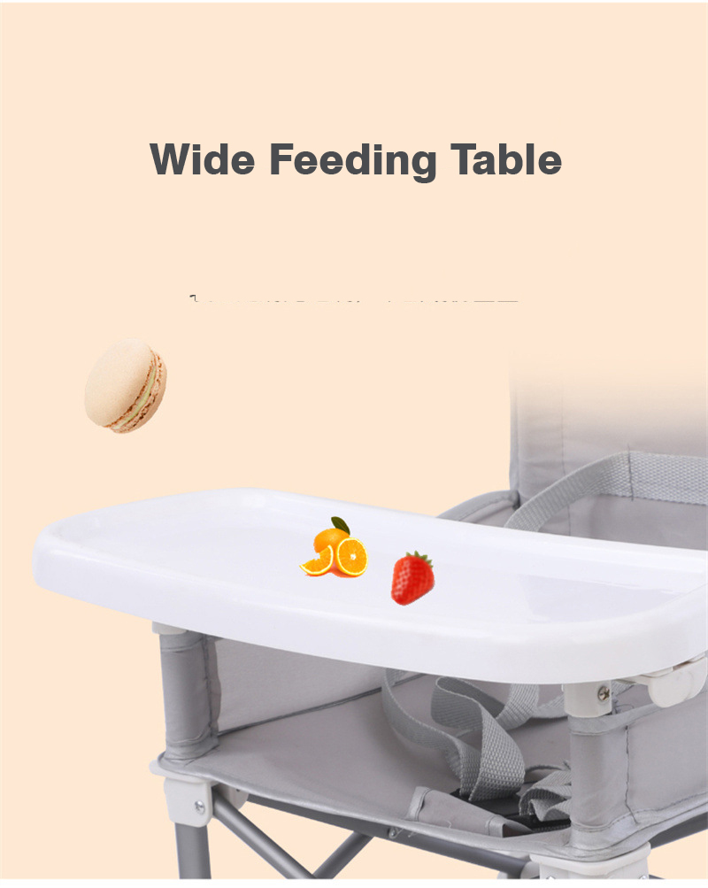 Aluminum Baby Bouncer Chair Foldable Chair Baby High Chair 3 in 1