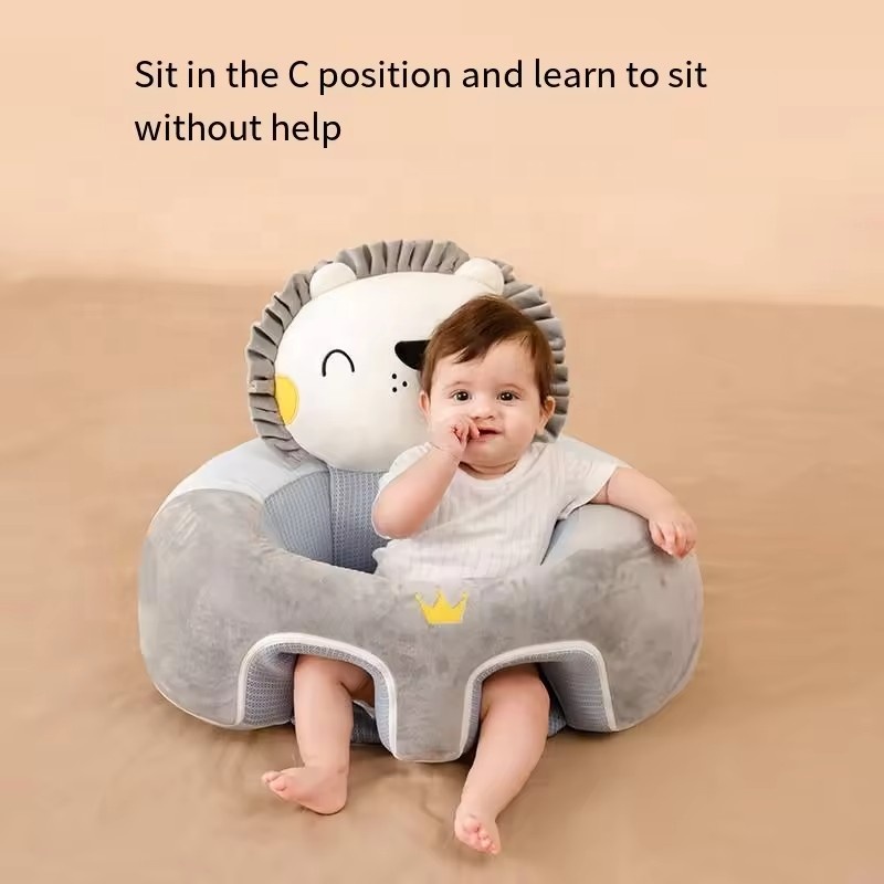 Children Cartoon Baby Seat Little Plush foldable Chair Sofa Chair Animal Kids' Sofa