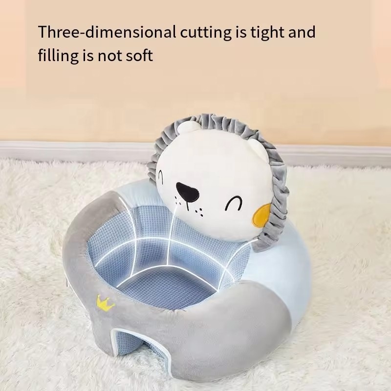 Children Cartoon Baby Seat Little Plush foldable Chair Sofa Chair Animal Kids' Sofa