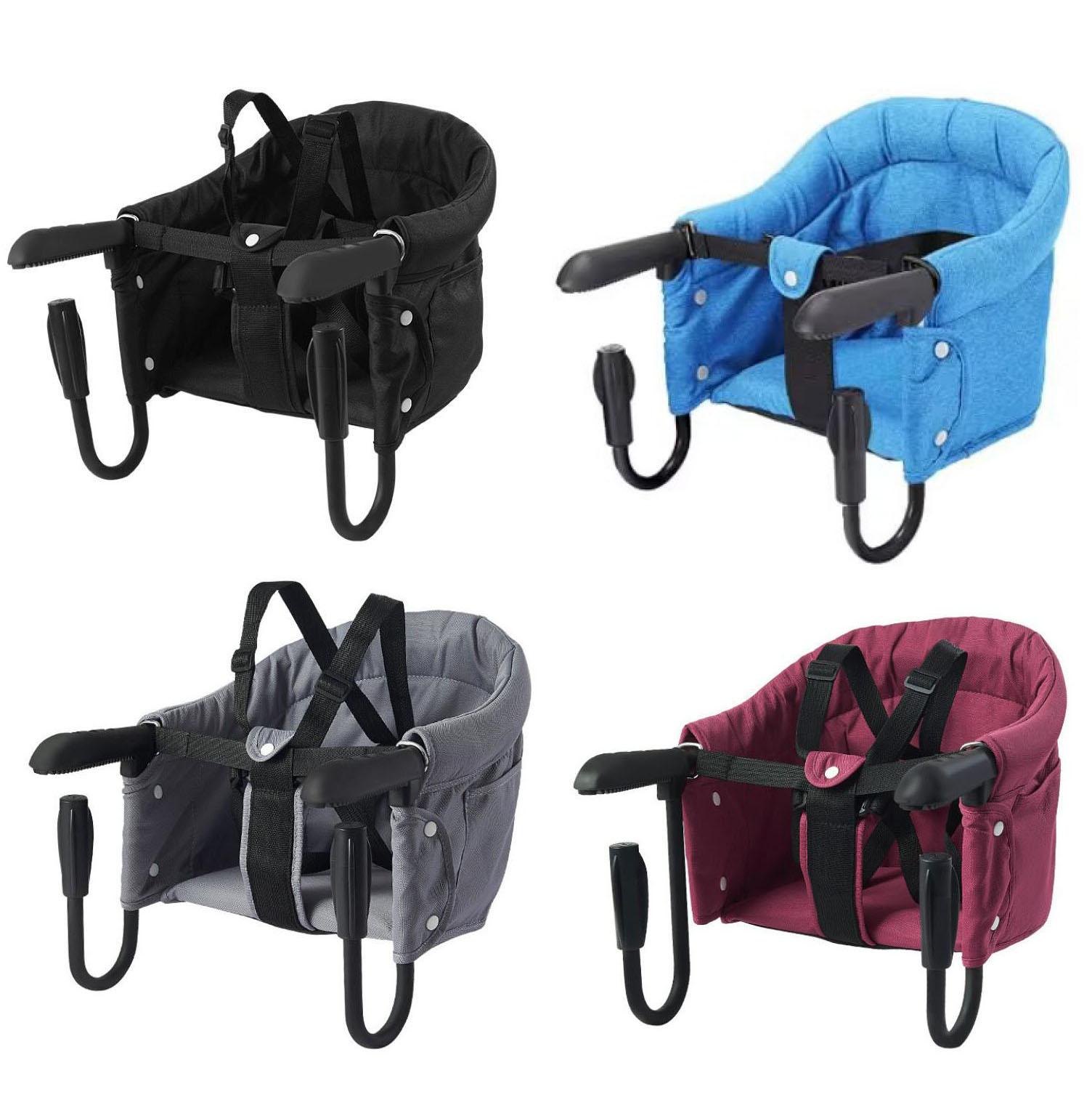 Hanging Portable Foldable Travel Hook On Dining Table Kids Baby Feeding High Chair