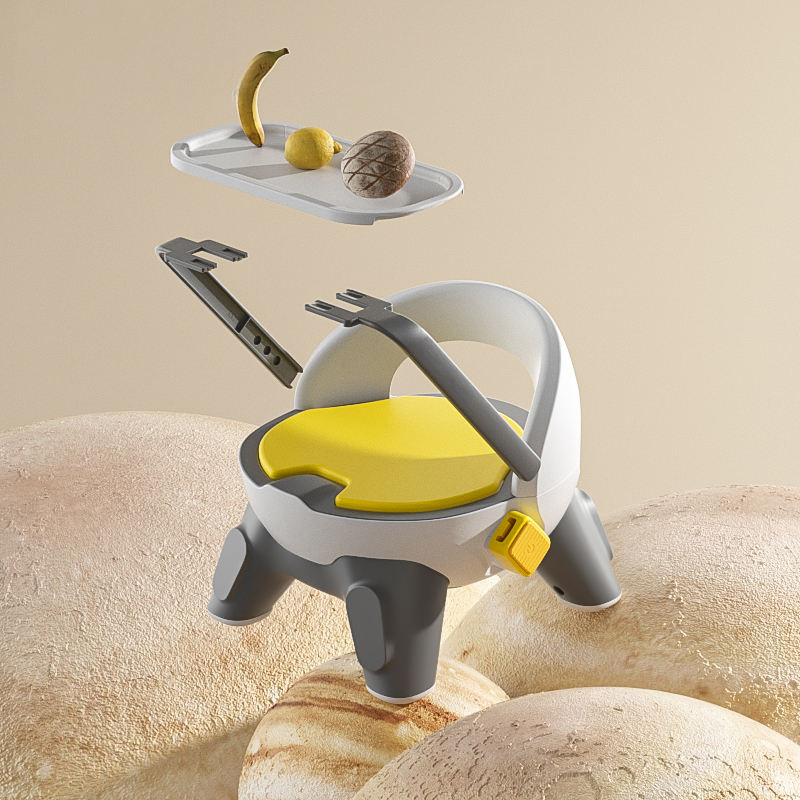 Baby Feeding Seat Portable Kids Children Dining Booster Chair with Table