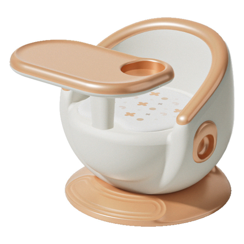 High Quality Comfortable 2-in-1 Children's Dining Chair With Dinner Plate Sounding Chair Household Seat