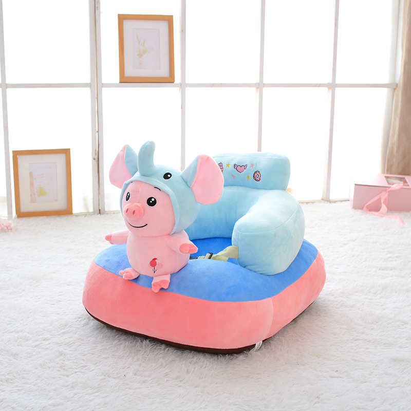 Cute Cartoon Lazy Sofa  Plush Foldable Kids Sofa Backrest Armchair For  Children Sofa Bed