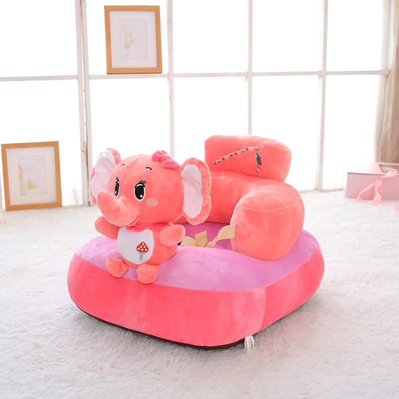 Cute Cartoon Lazy Sofa  Plush Foldable Kids Sofa Backrest Armchair For  Children Sofa Bed