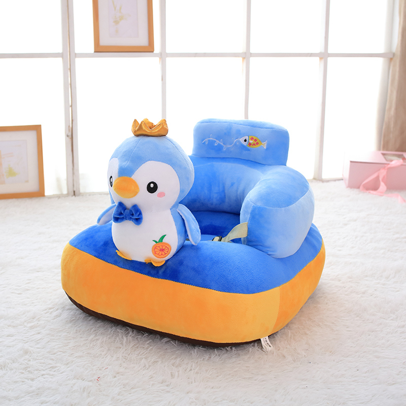 Cute Cartoon Lazy Sofa  Plush Foldable Kids Sofa Backrest Armchair For  Children Sofa Bed
