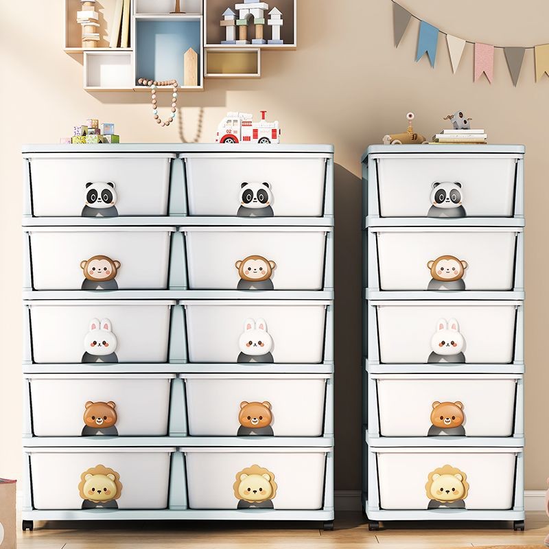 Cute Cartoon Multi-tier Storage Cabinet With Drawers