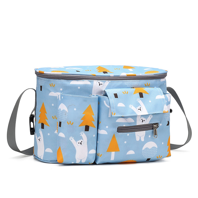 Cartoon Baby Nursery Stroller Organizer Mommy Diaper Bag