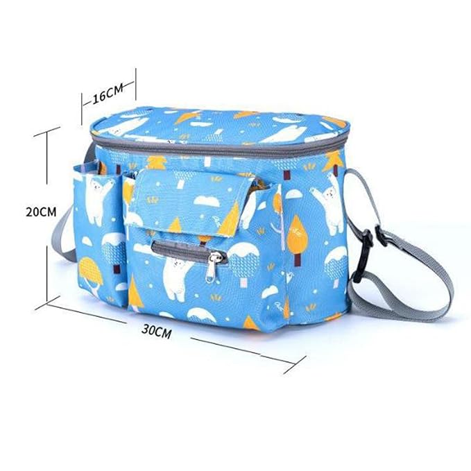 Cartoon Baby Nursery Stroller Organizer Mommy Diaper Bag