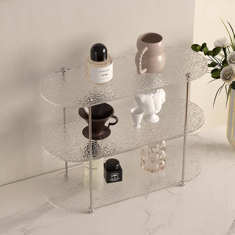 Makeup Organizer 2-Layer Cup Holder Display Rack Perfume Shelf