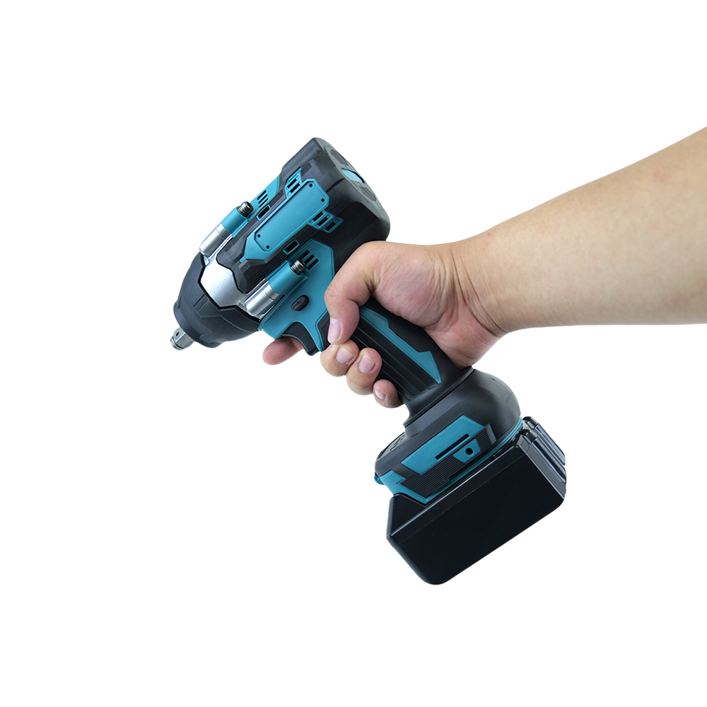 Cordless 21V Brushless Electric Impact Wrench Set with 1 Battery and Charger - Power Tools Wrenches Kit