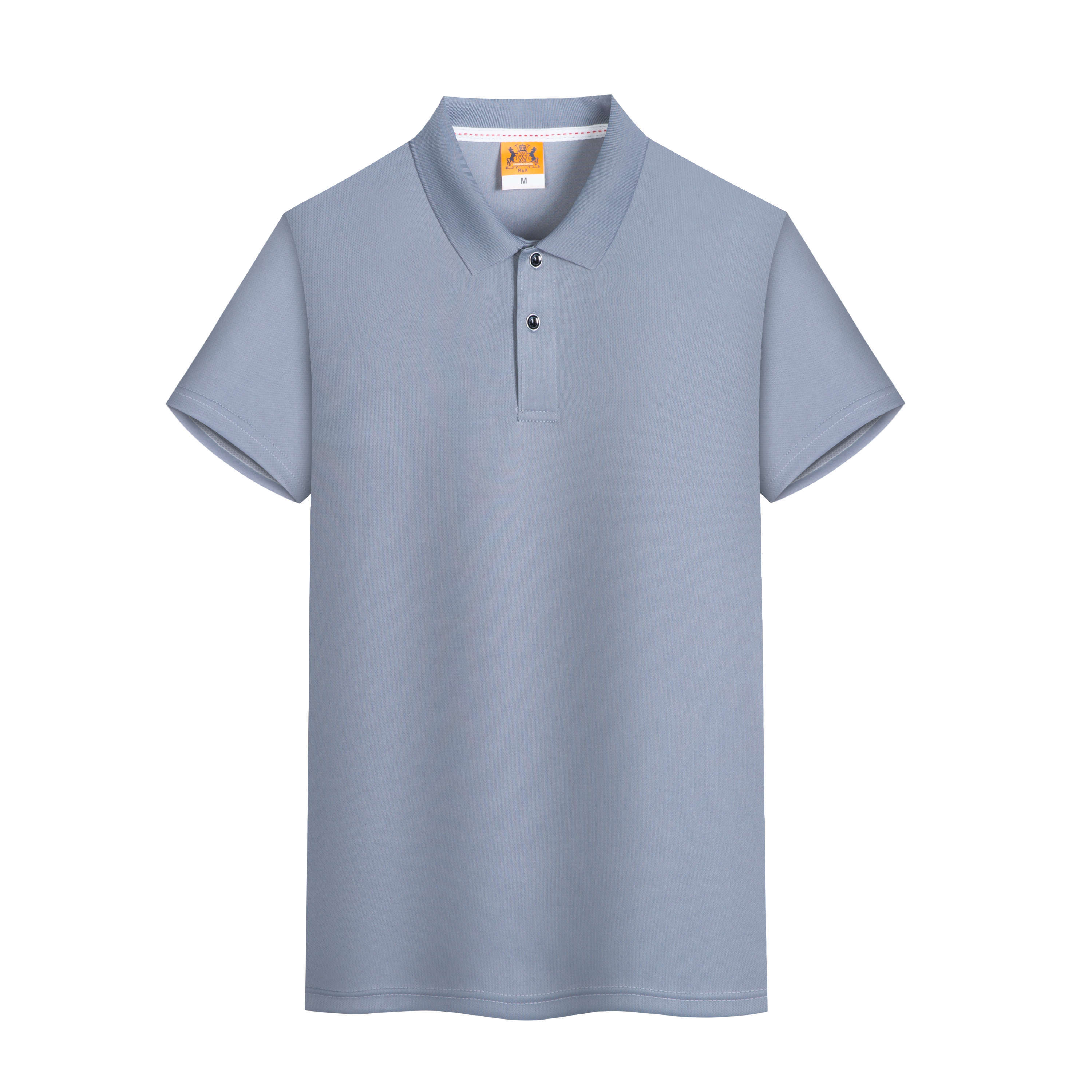Men's Short Sleeve Quick-Dry Polo Shirt Male Summer Plain -Polo T-Shirt